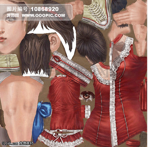 cs+online角色之安娜模型