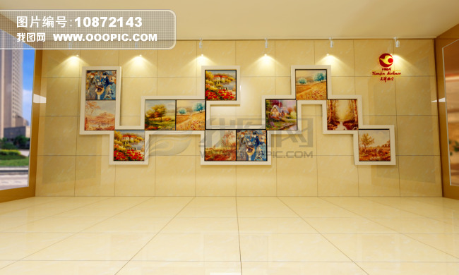 公司形象墙照片墙摄影展示墙模板模板下载(图片