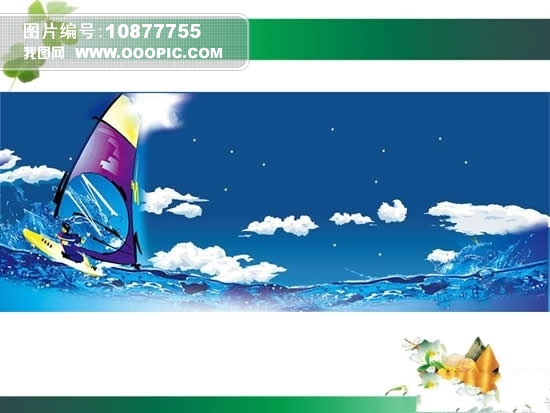 清新时尚端午节PPT幻灯片模板下载(图片编号