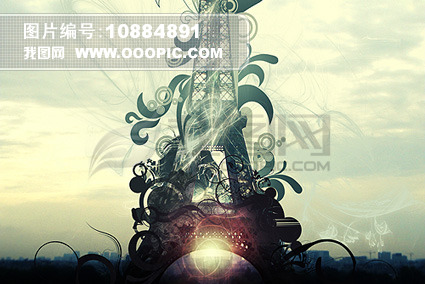 PSD铁塔平面设计模板下载(图片编号:108848