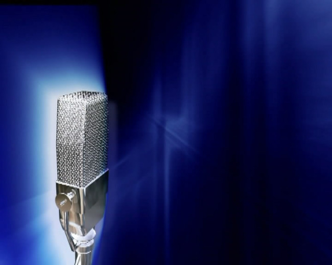 娱乐音乐麦克风话筒电台动态背景模板下载(图