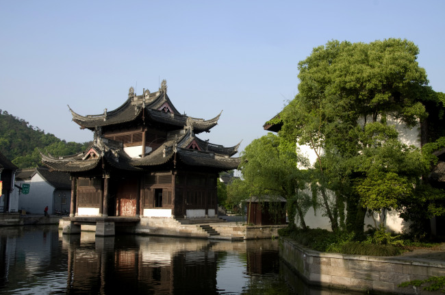 浙江绍兴柯岩风景区—鲁镇