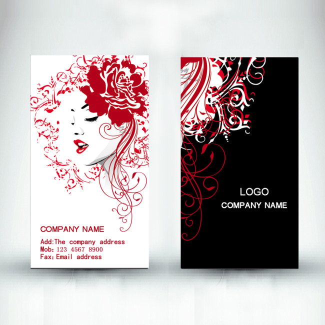 <em>发型设计师</em>名片模板下载(图片编号:10916627