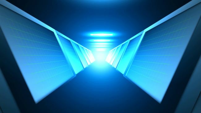 蓝色科技感LED大屏幕高清视频背景模板下载(