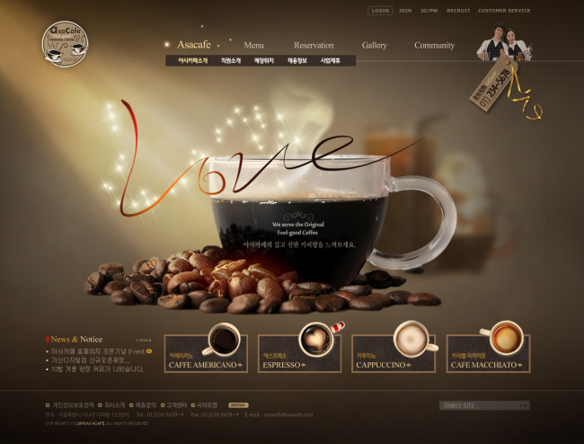 经典咖啡厅网站设计模板下载(图片编号:10949983)_企业网站模板_网站模板|Flash|banner_我图网weili.ooopic.com