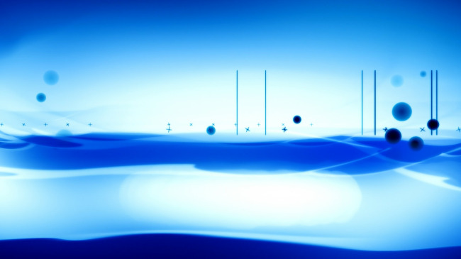 蓝色圆点竖线波动高清LED大屏幕背景视频模板