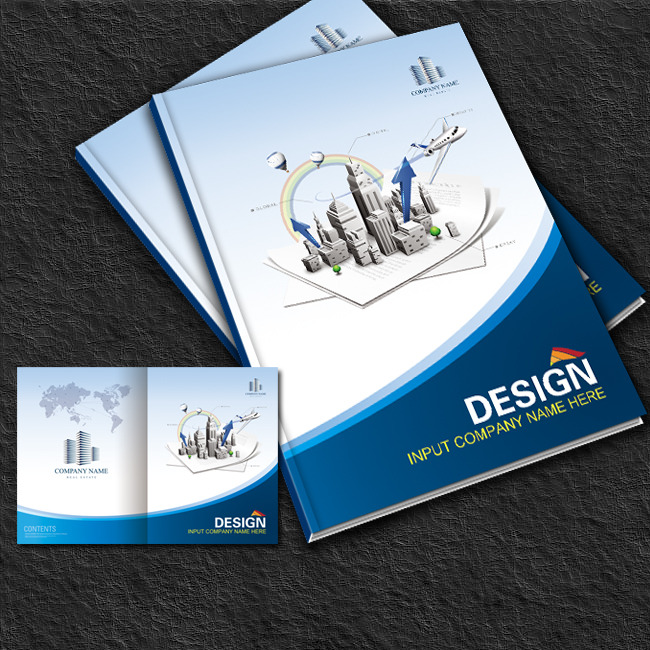 建筑工程画册封面设计模板下载(图片编号:109