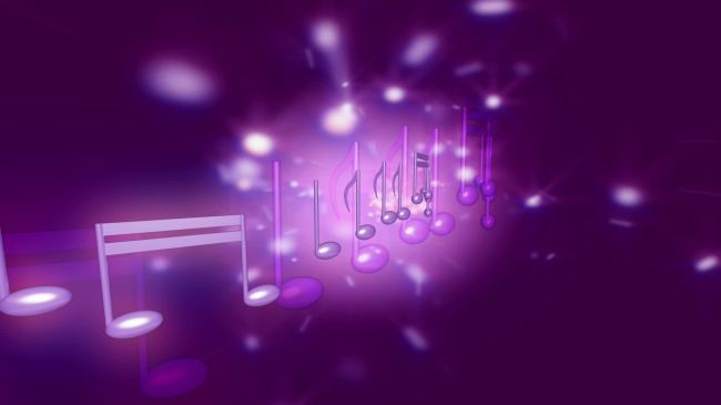 闪光动感紫色音乐五线谱高清视频素材模板下载(图片编号:11003358)_电视+