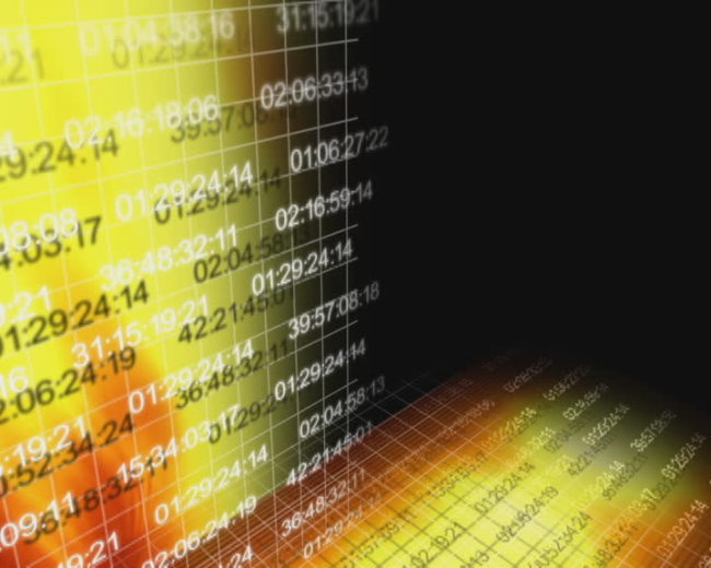时间数字墙面背景视频素材模板下载(图片编号