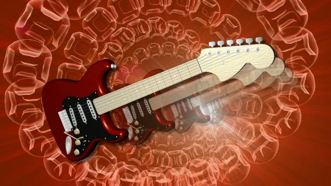 跳动电贝司音乐乐器高清视频背景素材模板下载