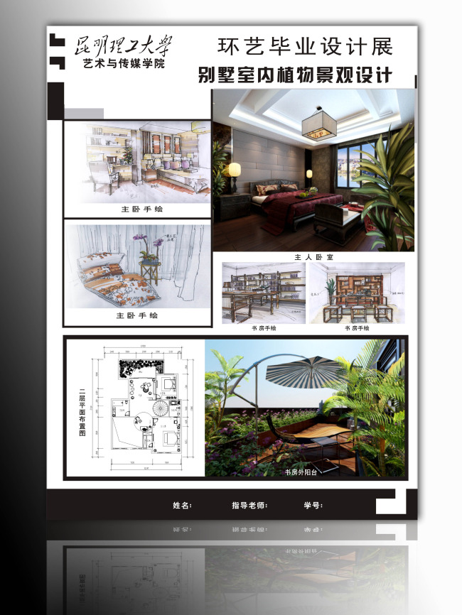 环艺毕业展板设计模板下载(图片编号:1103983