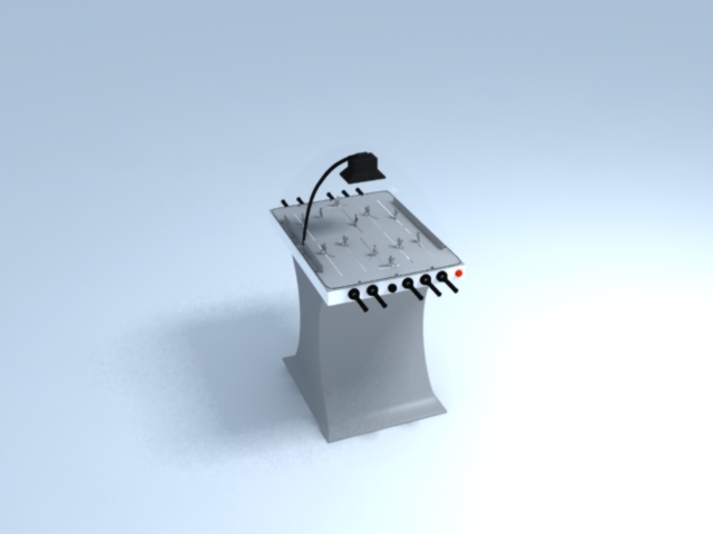 踢足球游戏桌模型模板下载(图片编号:1104750