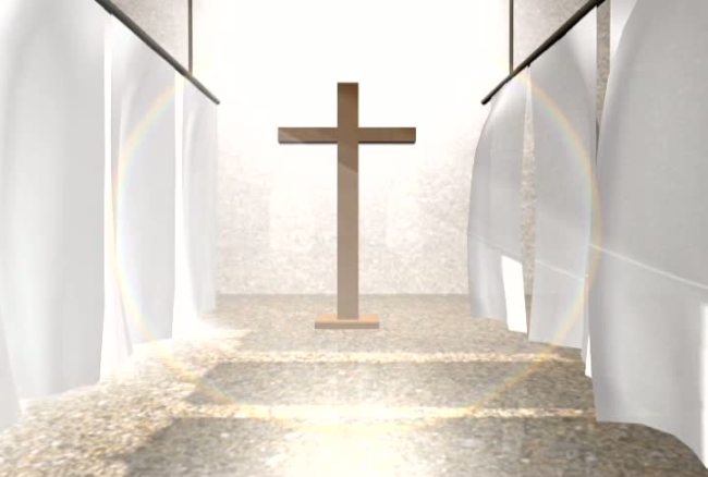 十字架基督教宗教动态视频背景素材模板下载(图片编号