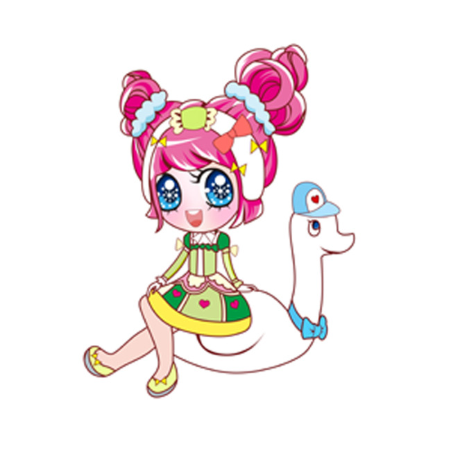 <em>小女孩可爱卡通</em>模板下载