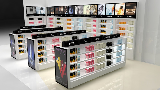 香水展柜3D创意设计模板下载(图片编号:1114