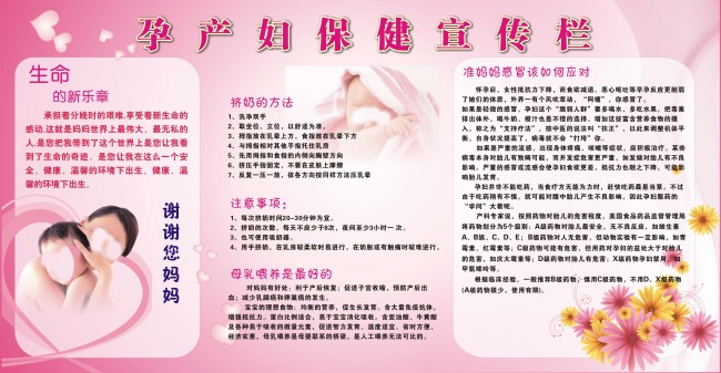 孕产妇宣传栏图片模板下载(图片编号:1118269