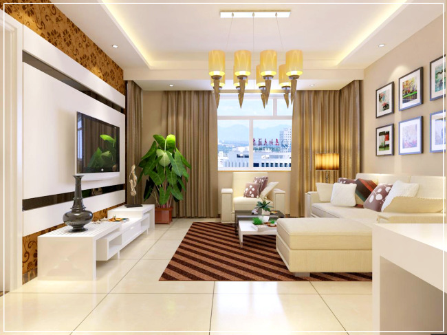 现代简约客厅效果图模板下载(图片编号:11206