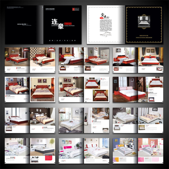 家具画册整套设计素材模板下载模板下载(图片
