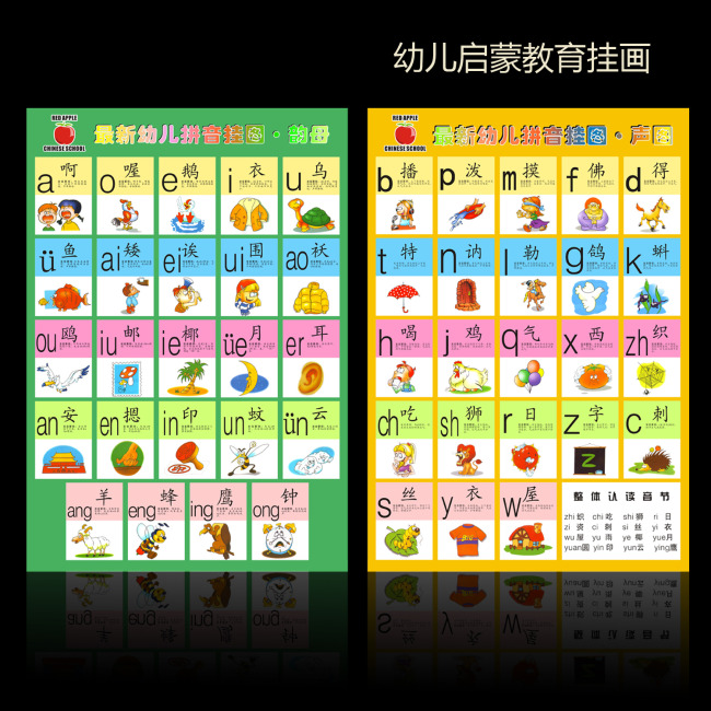 幼儿汉语拼音挂图模板下载(图片编号:11233269)_宣传单|彩页|DM_海报设计|促销|宣传广告_我图网weili.ooopic.com