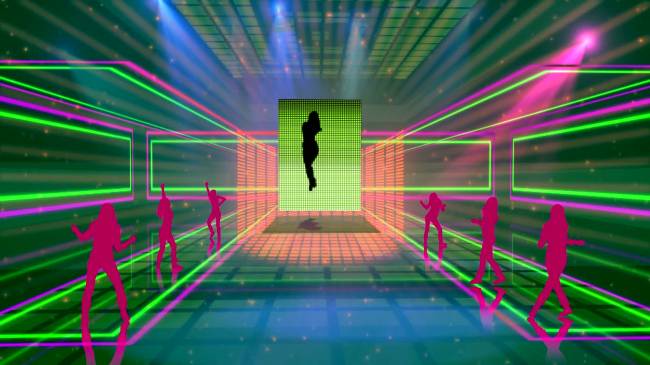 舞会晚会演唱会演出LED大屏幕背景模板下载(