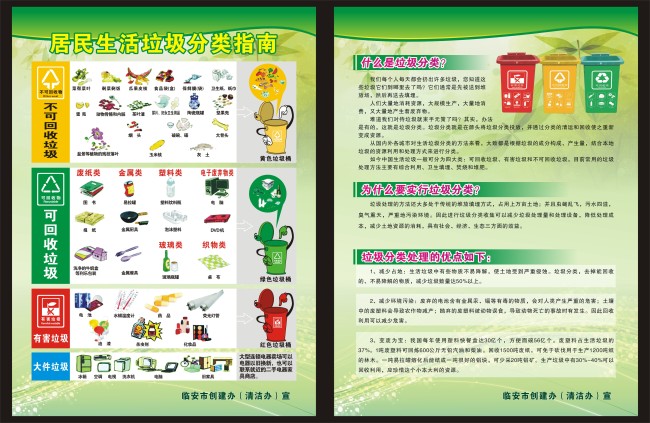 居民生活垃圾分类模板下载(图片编号:1125627