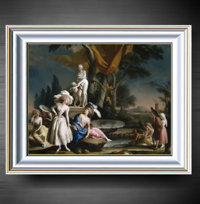 古代欧洲宗教神话故事油画装饰画模板下载(图