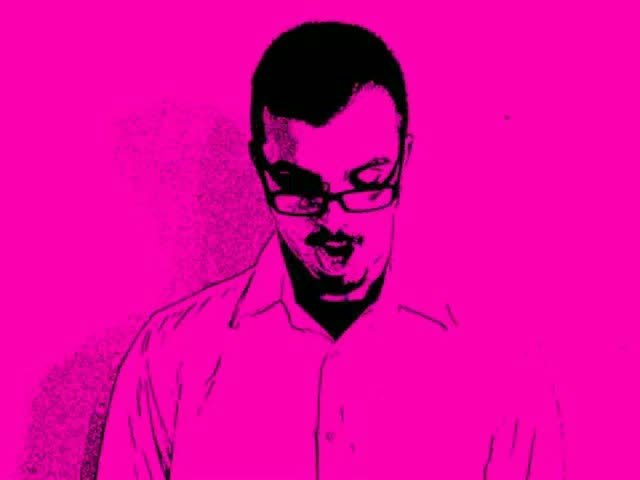 酒吧动画说唱嘻哈闪光荧光LED视频素材模板下