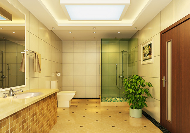 卫生间洗澡间3d模型带高清图模板下载(图片编