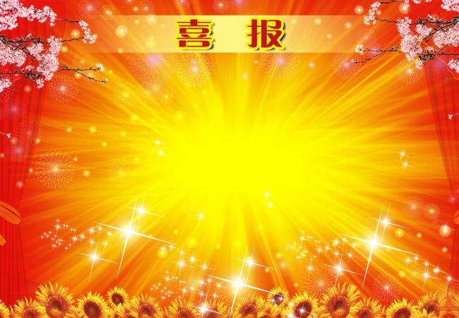 庆 梅花 向日葵 星光 点点 发光图片模板下载(图