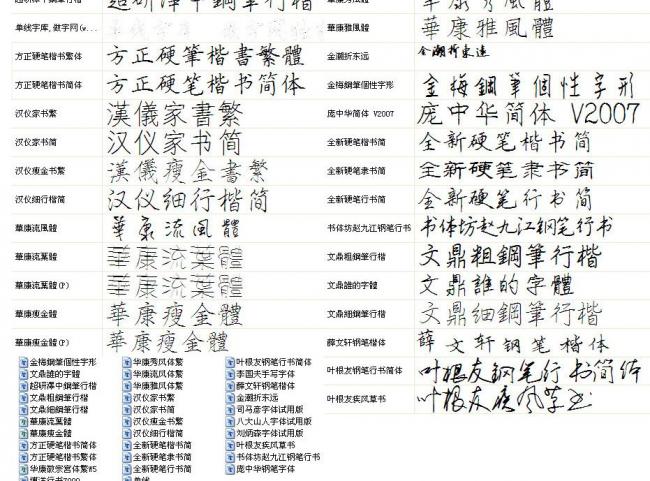 钢笔字体库图片模板下载(图片编号:11363100