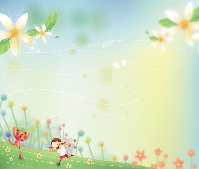 清淡<em>可爱</em>的<em>背景图片</em>模板下载(图片编号:11365