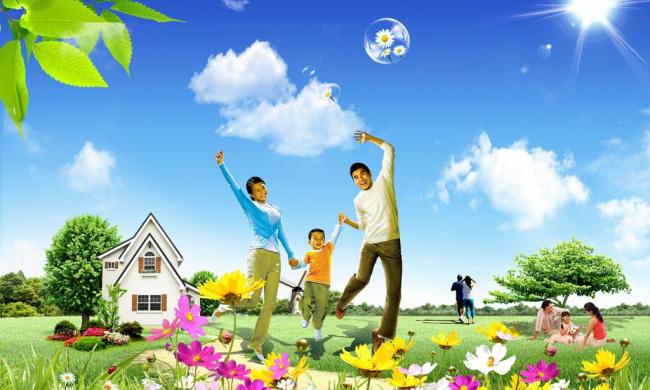 一家三口图片模板下载(图片编号:11369103)__