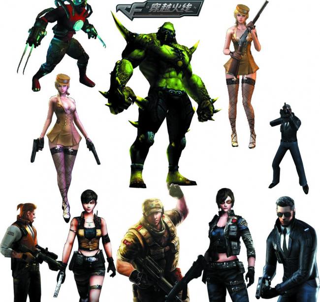 cf穿越火线人物大全图片模板下载(图片编号:11