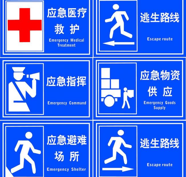 应急救援标牌图片模板下载(图片编号:1137577