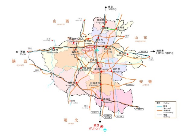 河南交通地图模板下载(图片编号:11384265)__