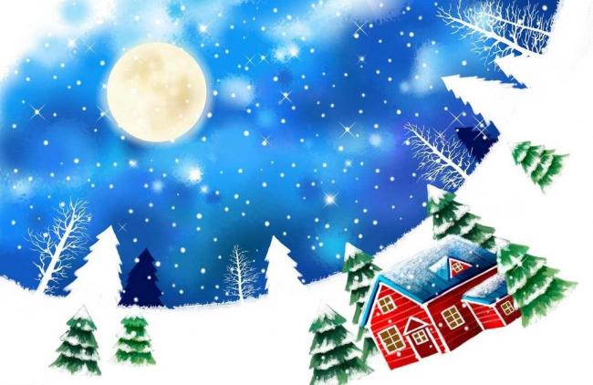 冬季小房子图片模板下载(图片编号:11394217