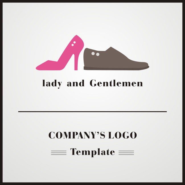 绅士淑女鞋店logo模板下载(图片编号:1140051