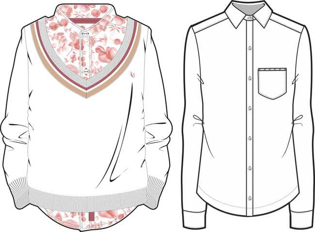 2014春夏秋冬流行服装款式图下载模板下载(图