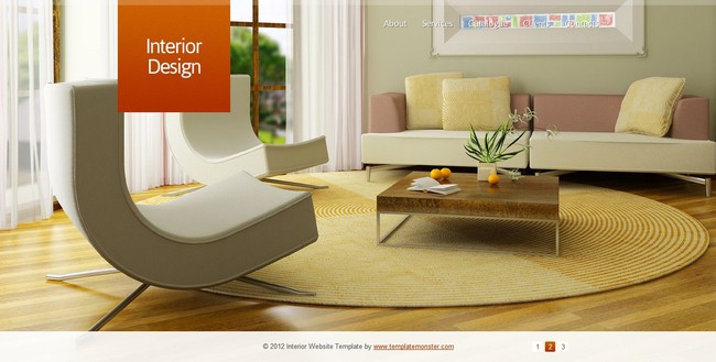 家具家装网站模版,html5静态网页模板下载(图片