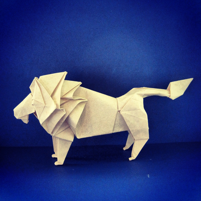 【jpg】手工折纸艺术/狮子