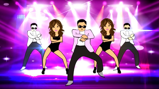 江南style跟着节拍走模板下载(图片编号:11520