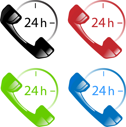  24小时 电话模板下载(图片编号:11554708)__广