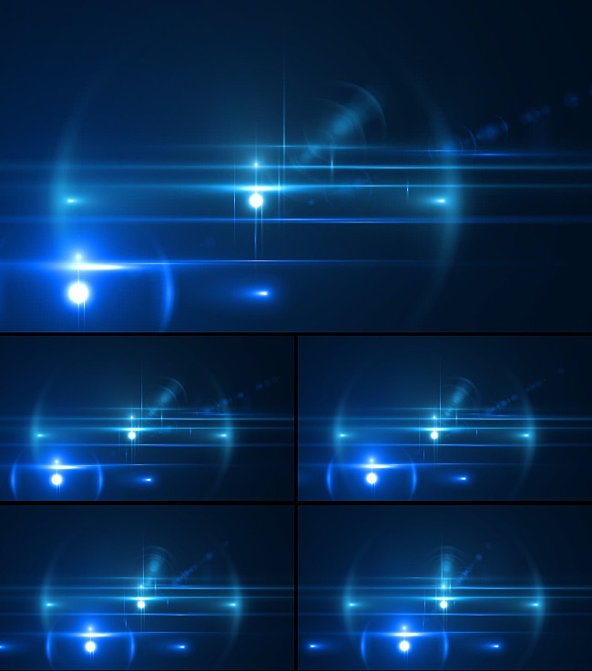 蓝色调灯光预设渲染模板下载(图片编号:11573