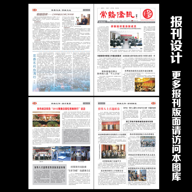 【ai】政府报纸版面设计图片