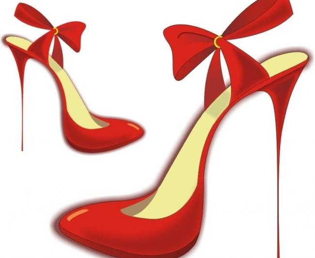 红黄色高跟鞋图片模板下载(图片编号:1163032