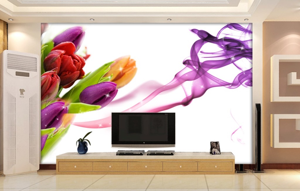梦幻壁画电视背景墙郁金香模板下载(图片编号:11656258)_电视背景墙_电视背景墙_我图网weili.ooopic.com