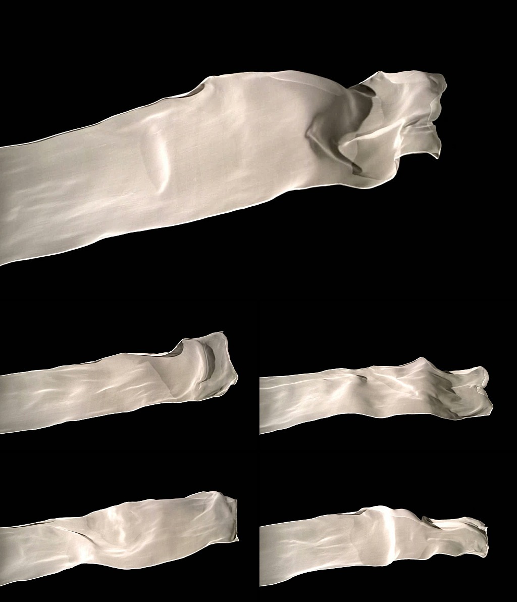 白绸丝绸动态视频素材下载模板下载(图片编号
