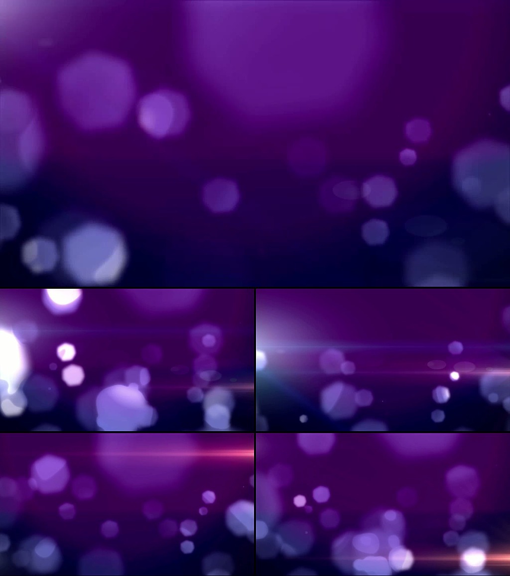 mov紫色唯美光斑视频素材模板下载(图片编号