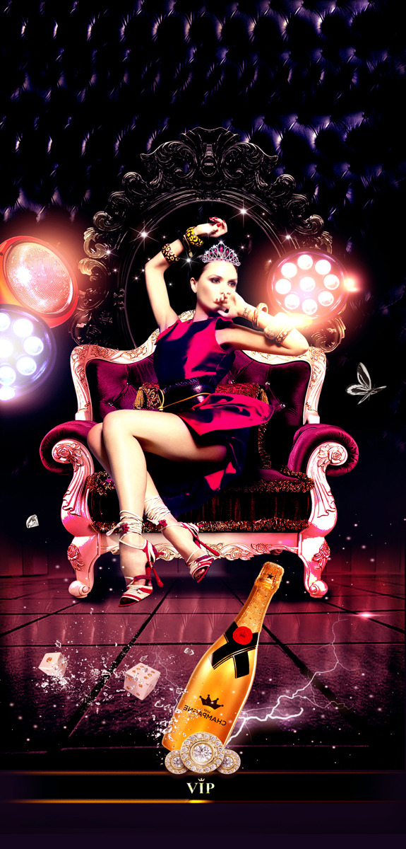 <em>女王</em>之夜<em>酒吧</em>海报模板下载(图片编号:1176687