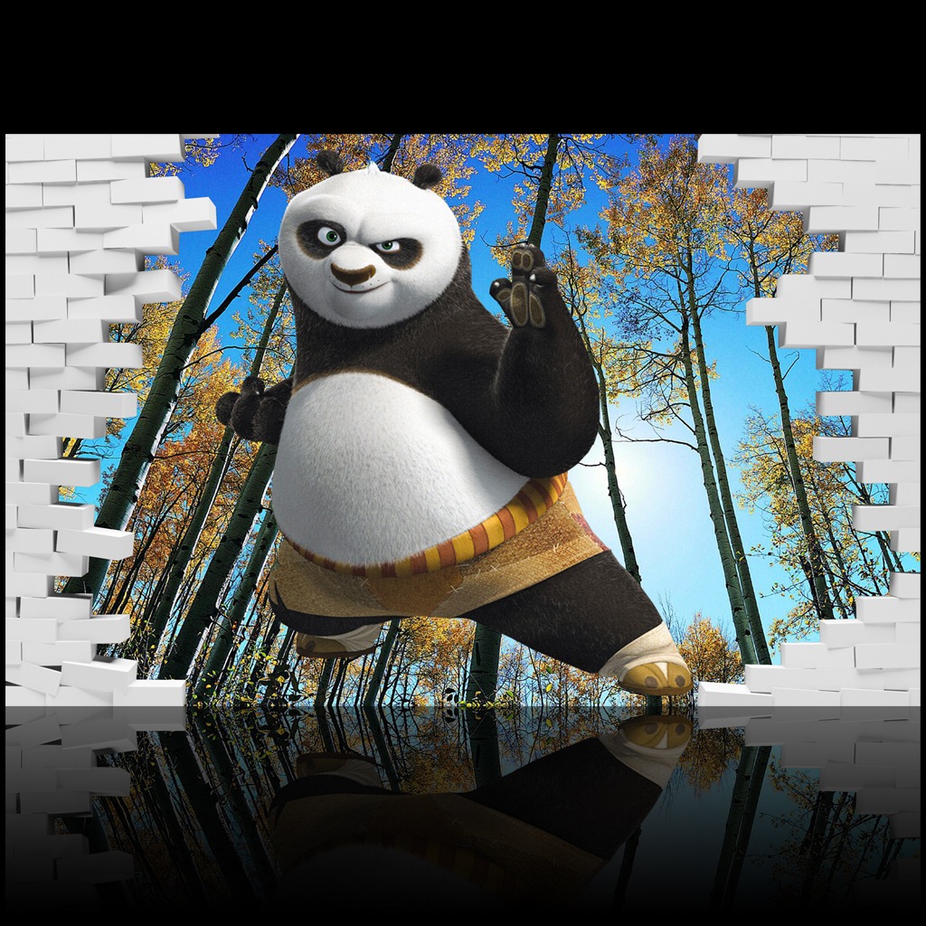 创意简约3D熊猫出墙儿童房背景墙装饰画模板下载(图片编号:11770519)_背景墙_室内装饰|无框画|背景墙_我图网weili.ooopic.com